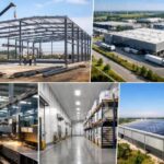 Prefabricated steel warehouse infrastructure