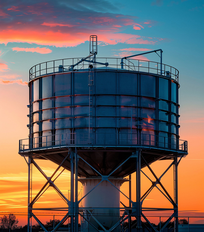 Glass Fused Steel Sealant Tank